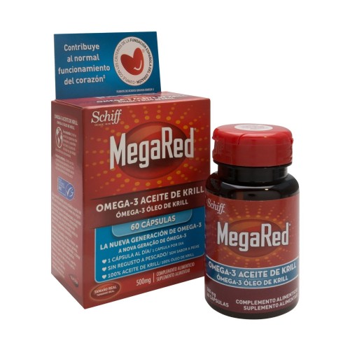 megared 500 omega 3 aceite de krill (60 capsulas)