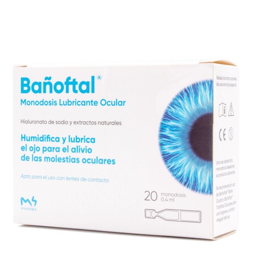 bañoftal gotas oftalmicas (20 monodosis 0.4 ml)