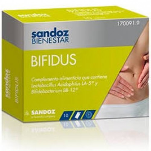 SANDOZ BIENESTAR BIFIDUS MONODOSIS (10 SOBRES)