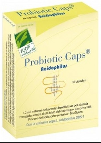 100% Natural Probiotic Caps Acidophilus  30 Cap