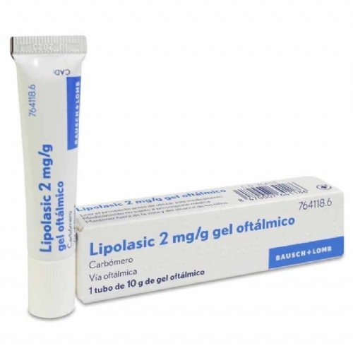 LIPOLASIC 2 mg/g GEL OFTALMICO , 1 tubo de 10 g