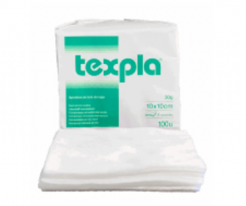APOSITO TELA SIN TEJER texpla (10 x 10 cm 100 u)