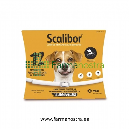 SCALIBOR 0,76 g COLLAR PARA PERROS DE RAZAS PEQUEÑAS
