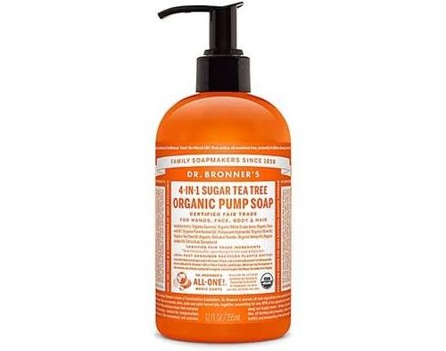 Dr. bronner's jabón de azúcar arbol del te 355ml