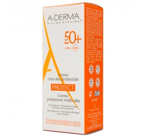 a-derma protect crema solar spf 50+ (40 ml)