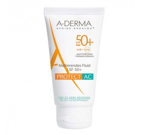 a-derma protect fluido spf 50+ ac matificante (40 ml)