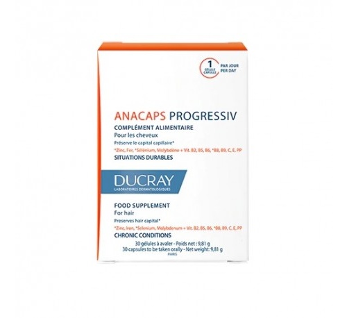 Anacaps progressiv - ducray (30 caps)
