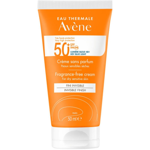 Avene spf 50+ crema muy alta proteccion (1 envase 50 ml sin perfume)