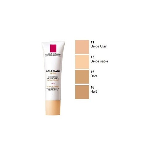 LA ROCHE POSAY toleriane fondo de tono corrector fluido (nº 16 halé 30 ml)