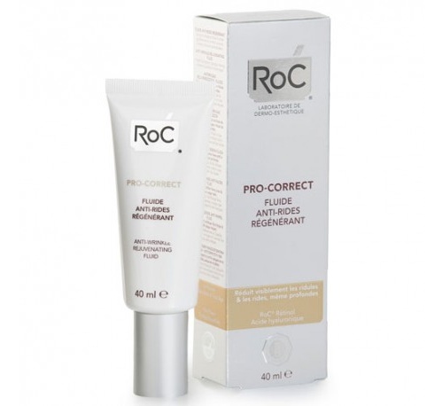 roc pro-correct fluido antiarrugas rejuvenecedor (40 ml)