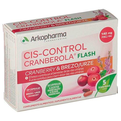 cranberola ciscontrol flash arandano amer (20 caps)