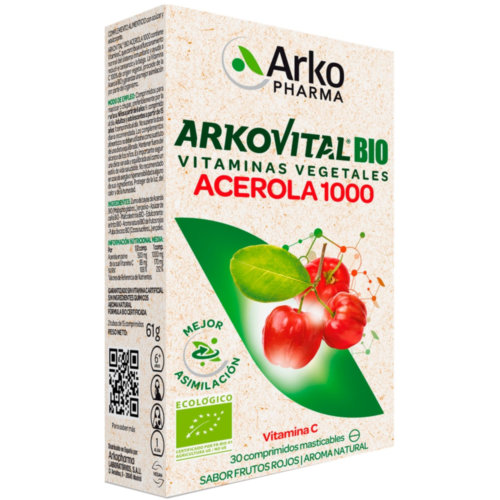 Arkovital acerola 1000 vitamina c (30 comprimidos)