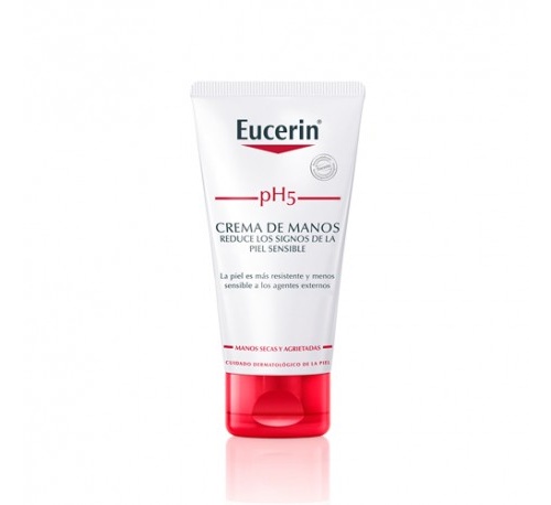 eucerin piel sensible ph-5 crema de manos (75 ml)