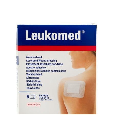 APOSITO ESTERIL ADH leukomed (8 x 10 cm 5 apositos)