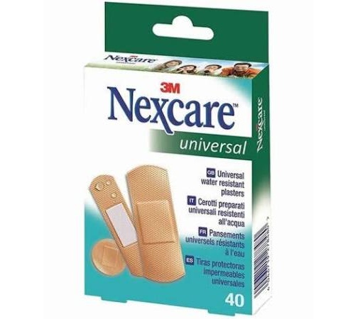 3m nexcare universal tiras protectoras impermeab - aposito adhesivo (40 tiras surtido)
