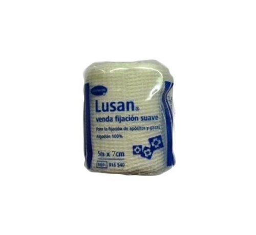 LUSAN FIJACION SUAVE venda de gasa hidrofila cambric (5 x 7 cm)