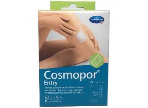 Cosmopor entry - aposito esteril (7,2 x 5 cm 10 u)