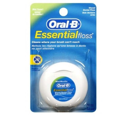 SEDA DENTAL CON CERA oral-b essential floss fluor (menta 50 m)
