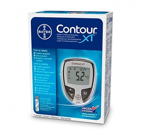 CONTOUR XT glucometro sistema medidor analisis glucemia