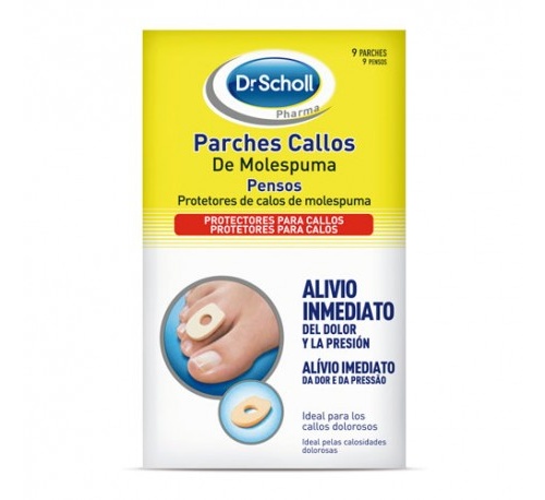 dr scholl parches callos molespuma (escudo)