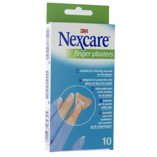 APOSITO ADHESIVO 3m nexcare finger plasters (10 tiras)