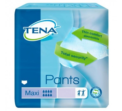 TENA PANTS MAXI absorb inc orina (t- med 10 u)