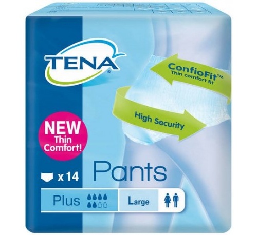 TENA PANTS PLUS absorb inc orina noc anat (t- gde 14 u)