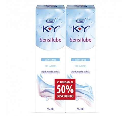 LUBRICANTE HIDROSOLUBLE INTIMO k-y gel (75 ml 2 unidades)