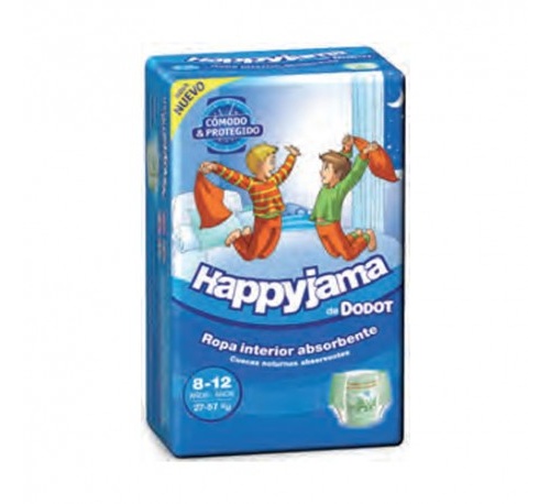 DODOT HAPPYJAMA pañal infantil niño (t- 8 8-12 años 27-57 kg 13 u)