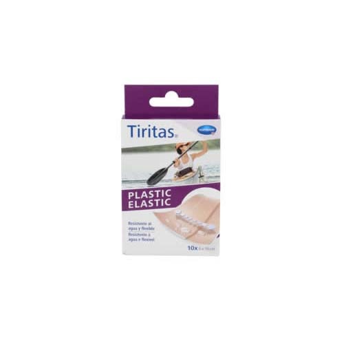 APOSITO ADHESIVO tiritas plastic (elastic 10 x 6 cm 10 u)