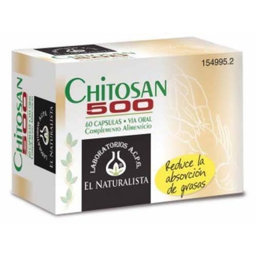 chitosan 500 el naturalista (60 caps)