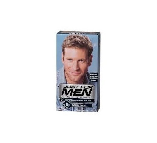 CHAMPU COLORANTE just for men (66 cc castaño claro)