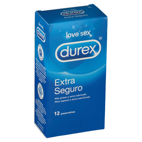 PRESERVATIVOS durex extra seguro (12 u)