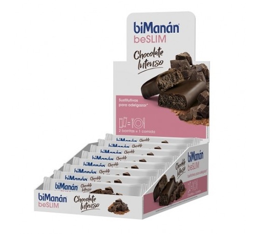 bimanan barrita chocolate intenso (40 g 1 bar)