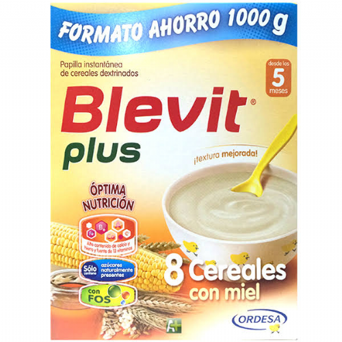 blevit plus 8 cereales con miel (1000 g)