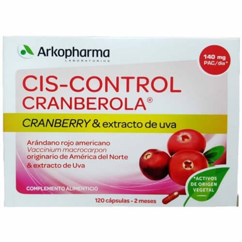 cranberola ciscontrol arandano americano arko (140 mg 120 caps)