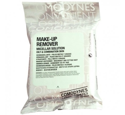 CONVENIENT COSMETICS comodynes make up remover combination oily skin (20 toallitas)