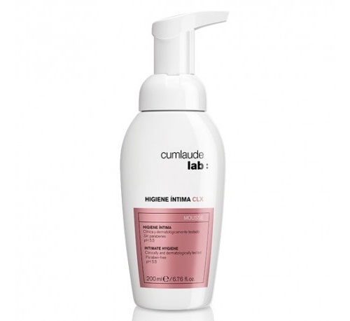 cumlaude lab: higiene intima clx (mousse 200 ml)