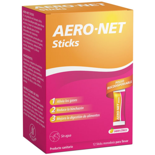 Aero-net  12 sticks 2 g sabor citrico