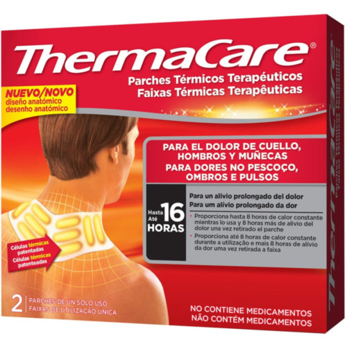Thermacare parche termico cuello hombro muñeca (2 parches)