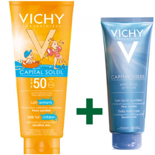 capital soleil spf 50+ niños leche (300 ml)