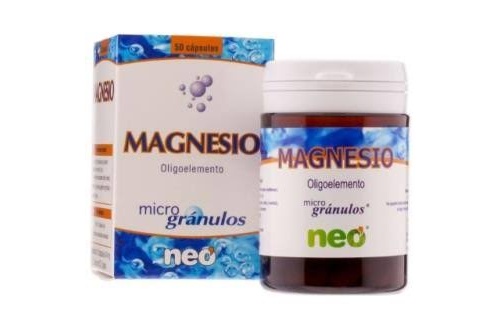 Magnesio microgranulos neo 50 capspho magnesio p