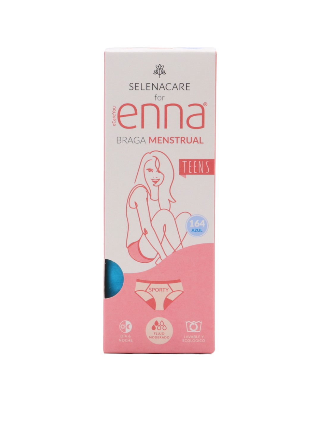 Selenacare braga menstrual teens azul talla 152