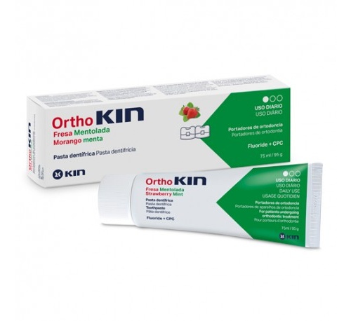 orthokin pasta dentifrica (75 ml fresa mentolada)
