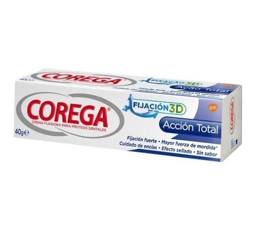 ADHESIVO PROTESIS DENTAL corega accion total crema fijadora (40 g)