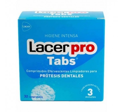 LIMPIEZA PROTESIS DENTAL lacerpro comprimidos efervescentes (32 comprimidos)