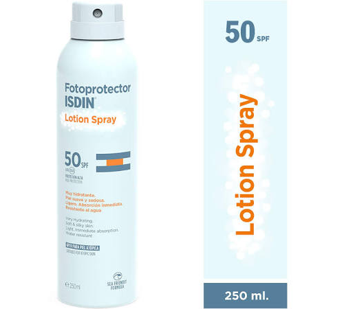 fotoprotector isdin locion spray continu spf-50+ (200 ml)