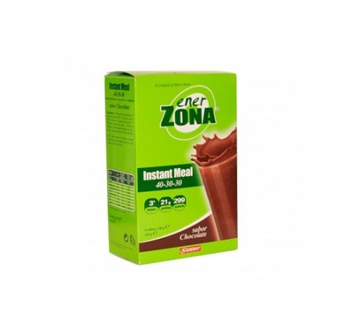 enerzona 40-30-30 instant meal (chocolate 4 sobres)