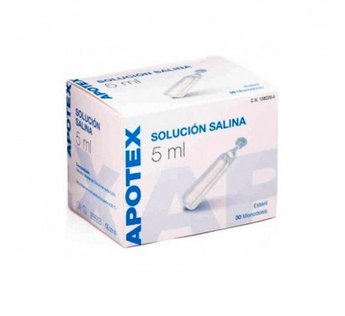 apotex solucion esteril salina fisiologica (5 ml 30 monodosis)