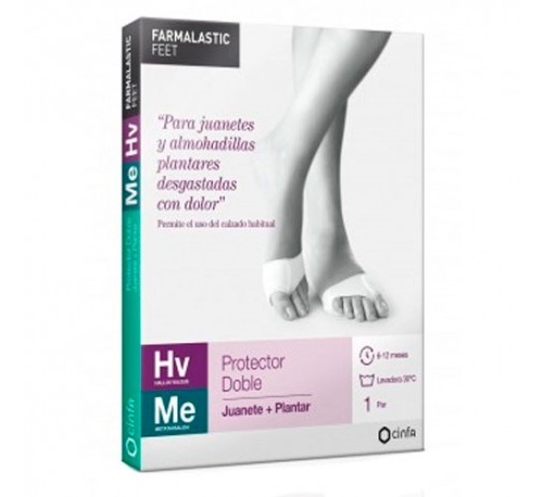 FARMALASTIC DOBLE PROTECCION almohadilla metatarsal (t - p)